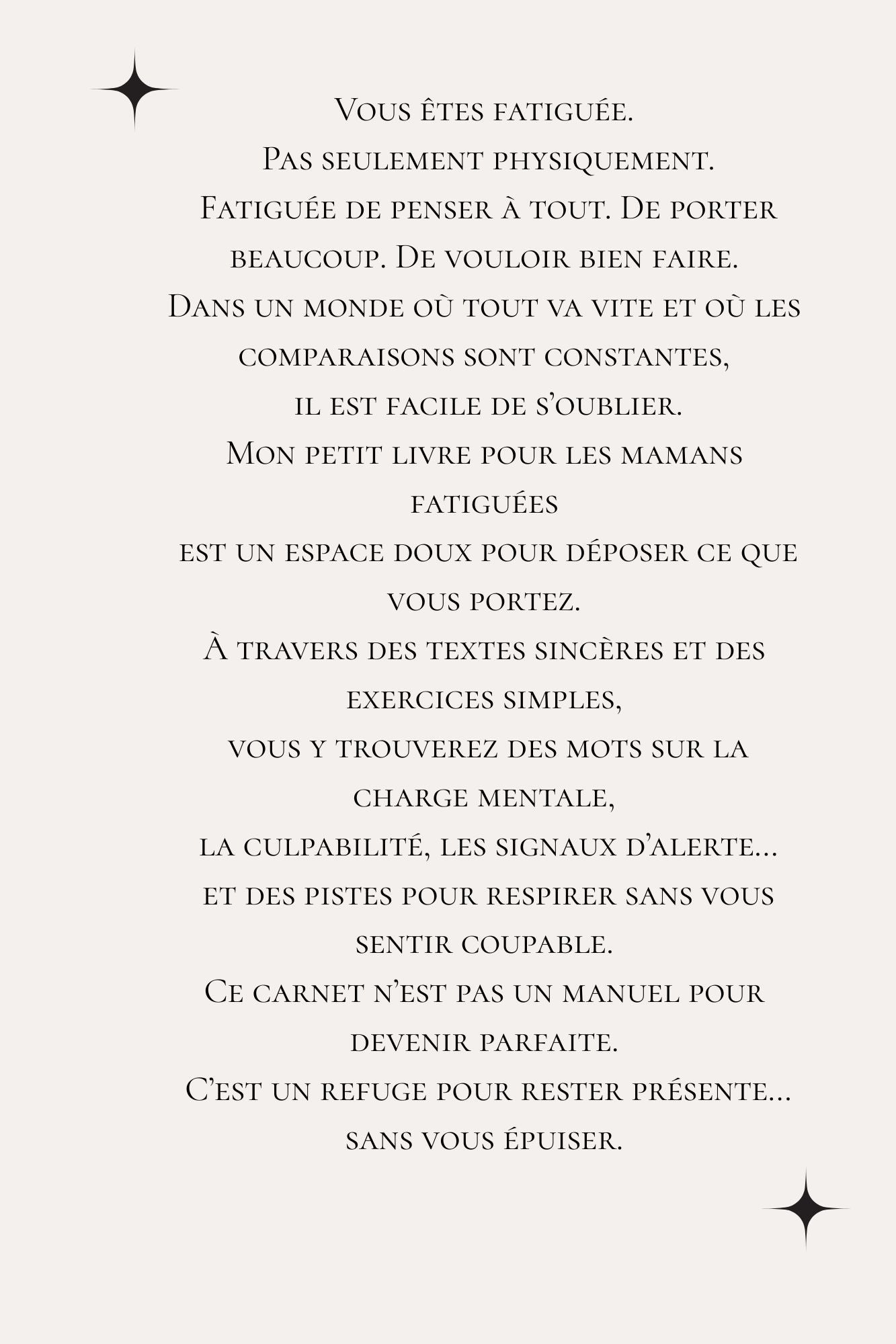 E-BOOK Mon petit livre pour les mamans fatiguées